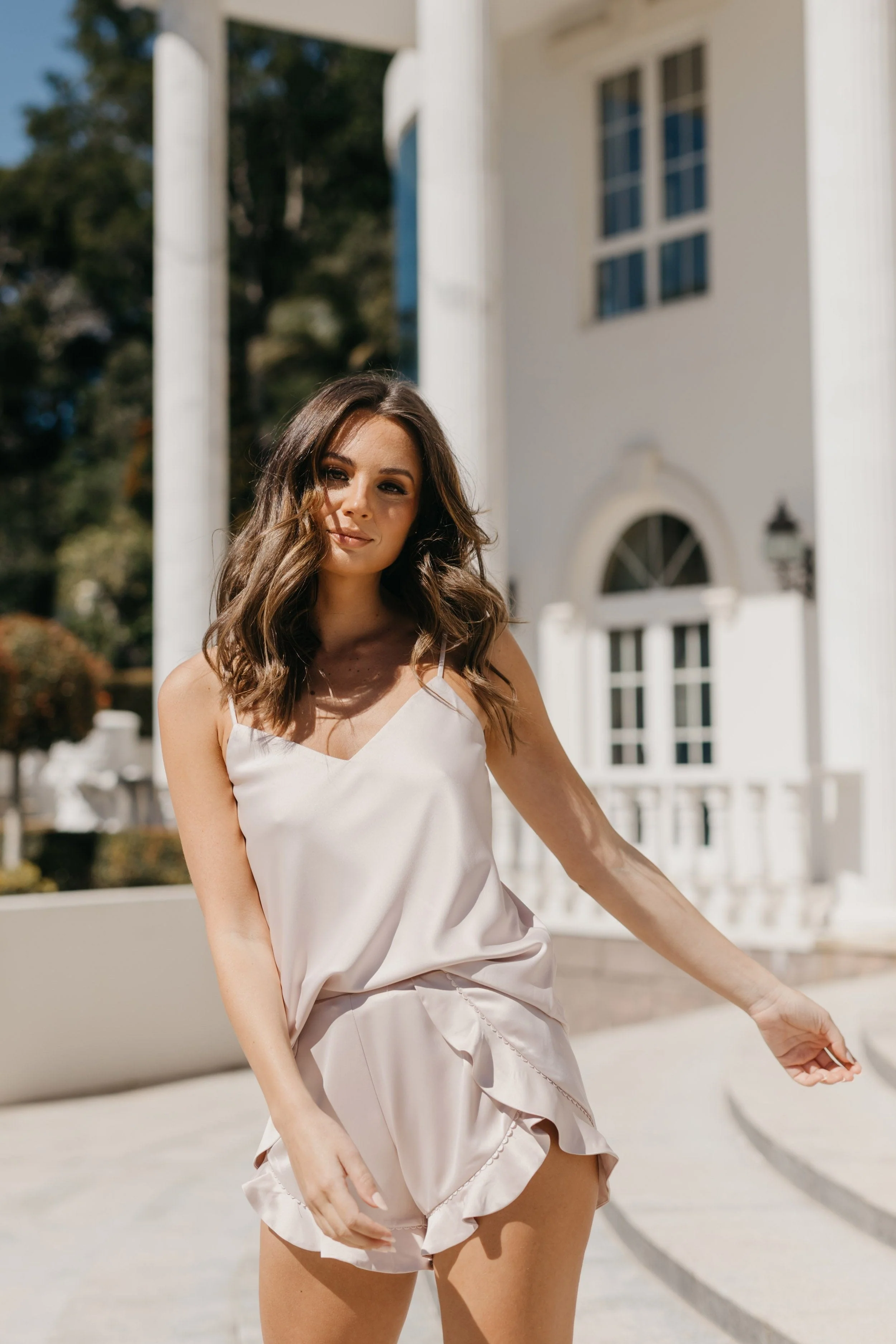 Pia Cami and Ruffle Short Set - Image 13